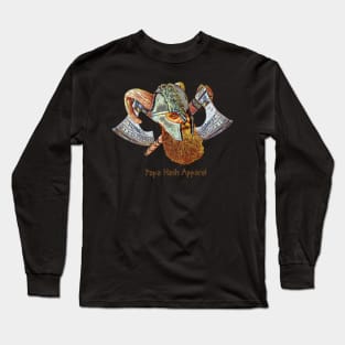 Papa Hash Apparel: Viking Bear Long Sleeve T-Shirt